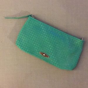 Elliott Lucca Leather Weave Crossbody / Clutch